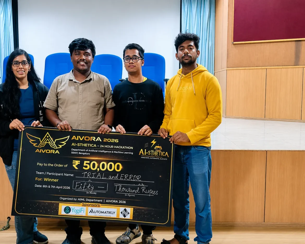 TEF Scholar Wins 1st Place at AIVORA 2026 Hackathon